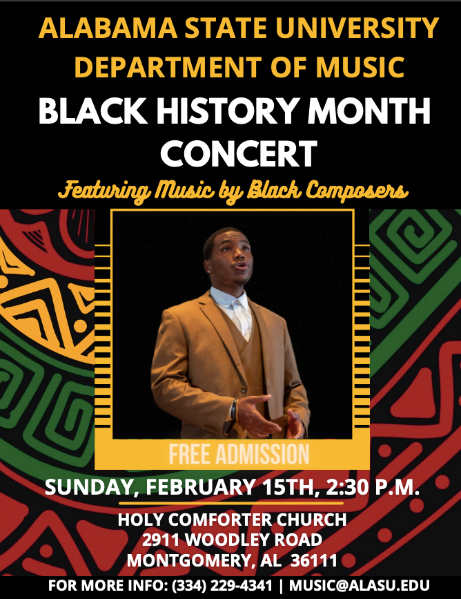 Black History Month flyer